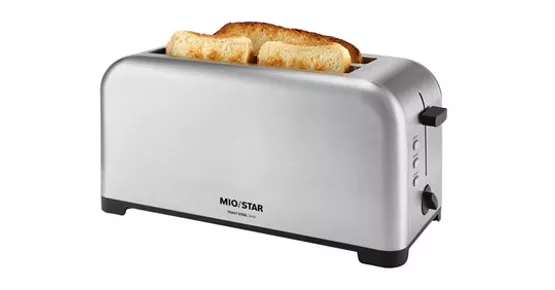 Mio Star toast Steel 1400 4-Scheiben-Toaster