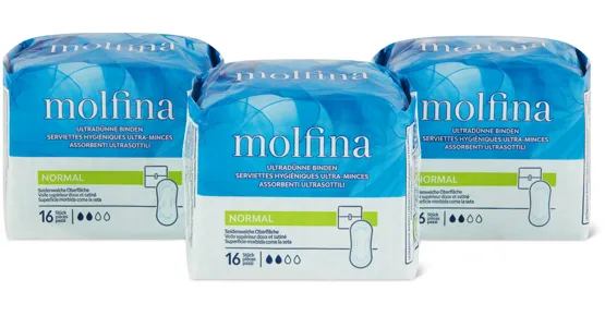 Molfina Ultra-Binden, FSC®, 3er-Pack