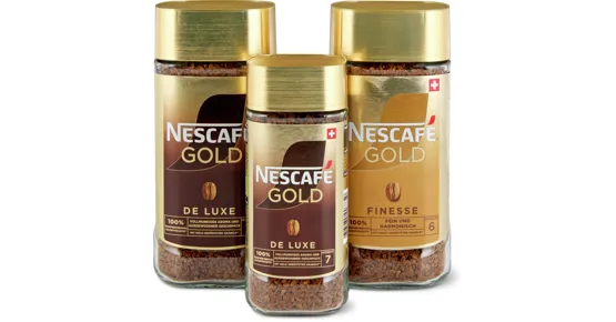 Nescafé-Gold de Luxe oder -Finesse