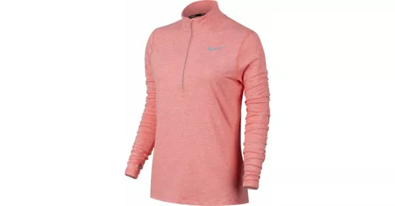 Nike ELEMENT HALF ZIP Damen-Langarmshirt