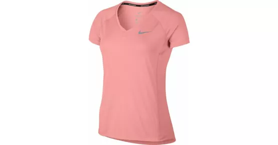 Nike W NK DRY MILER TOP V-NECK Damen-T-Shirt