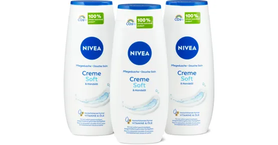 Nivea- oder Nivea Men-Duschen, 3er-Pack