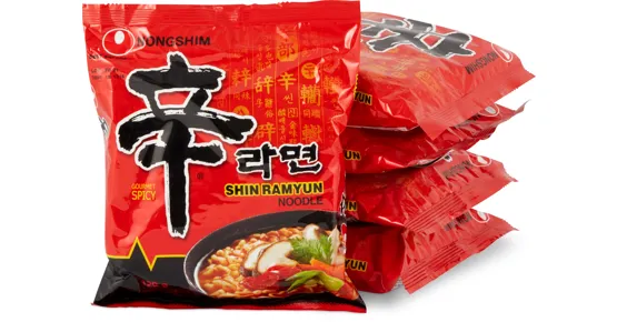Nongshim-Shin- oder -Veggie-Ramyun Noodle, 5er-Pack