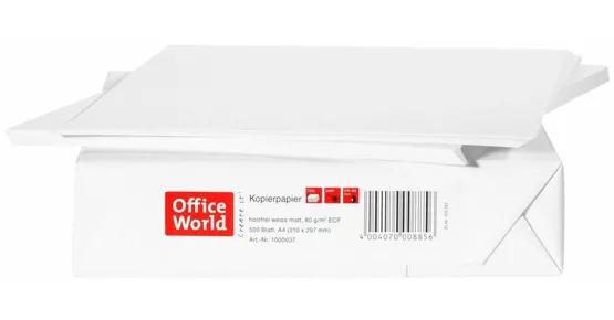 Office World Kopierpapier, A4, 80 g/m2