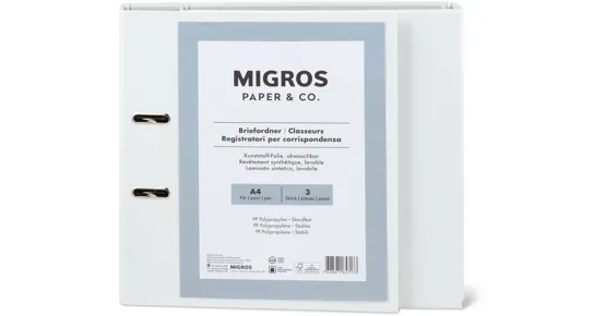 Paper & Co. Briefordner A4, 3er-Pack