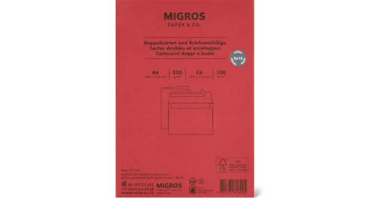 Paper & Co. Doppelkarten und Briefumschläge, FSC®