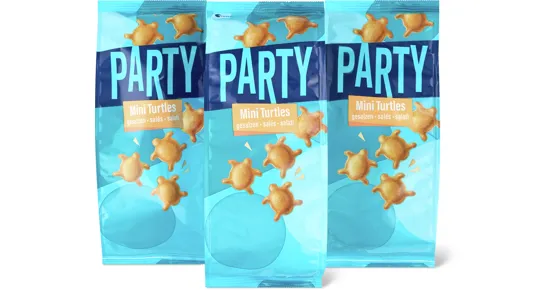 Party Mini Turtles, 3er-Pack
