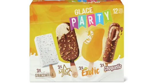 Party Mix Glace-Stängel