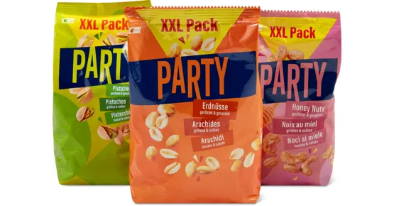 Party-Nüsse oder -Nussmischungen