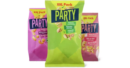 Party-Pistazien, -Nussmischung oder -Honey Nuts