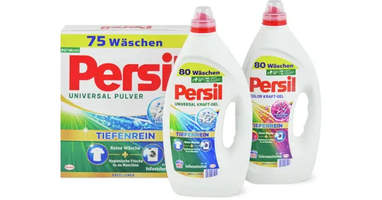 Persil Waschmittel-Gel, -Pulver oder -Power Bars