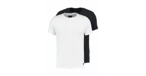 PKTGMS TEE CREW NECK 2 PACK - T-Shirt basic - black / white @ Zalando.ch