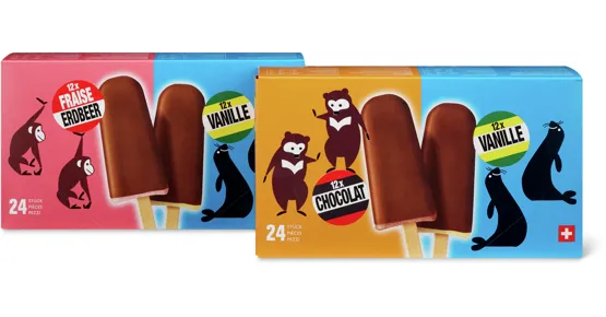 Rahmglace-Stängel, 24er-Pack