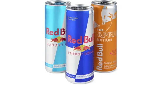 Red Bull in Einzeldosen