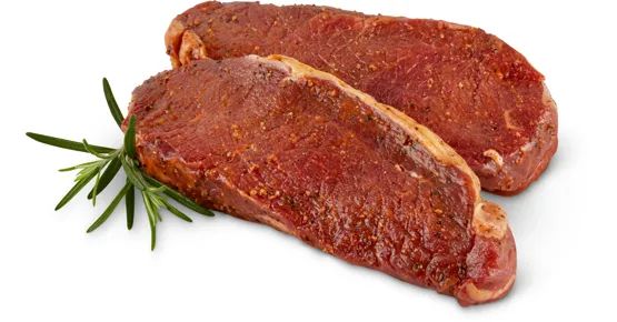 Rinds-Entrecôtes mariniert, IP-SUISSE