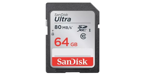 SanDisk Ultra 80MB/s SDHC 64GB