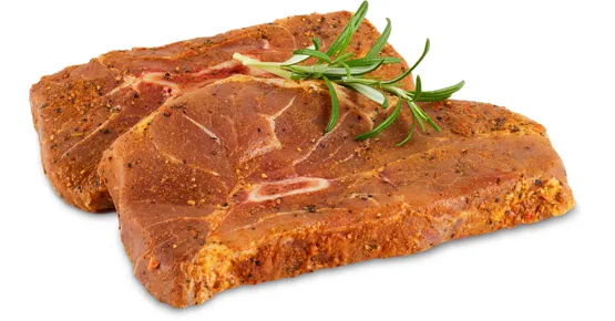 Schweins-Holzfällersteaks mariniert, IP-SUISSE