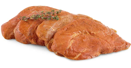 Schweinshuftsteaks mariniert, IP-SUISSE