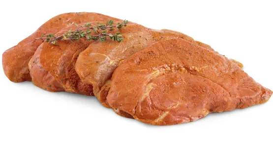 Schweinshuftsteaks mariniert, IP-SUISSE