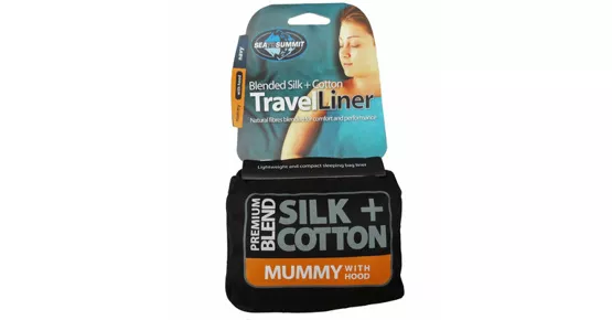 Sea To Summit Silk-Cotton Liner Hood Schlafsack-Einlage Mumienförmig