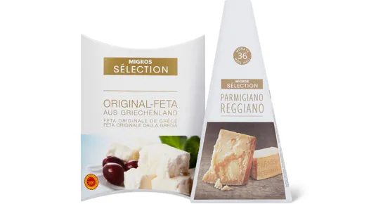 Sélection-Original Feta aus Griechenland und -Parmigiano Reggiano