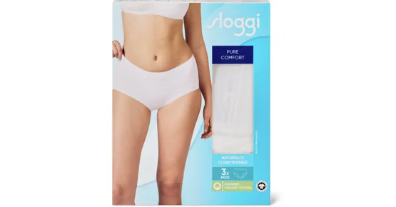 Sloggi Damen-Slip Midi Pure Comfort
