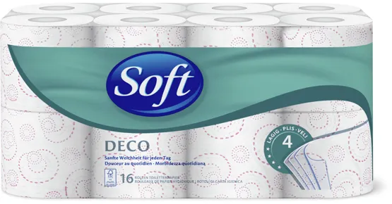 Soft Toilettenpapier Deco, FSC®