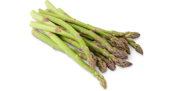 Spargelspitzen grün