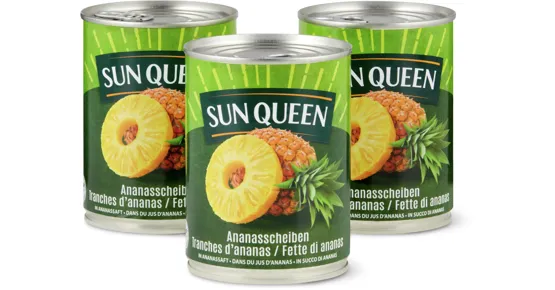 Sun Queen Ananas Scheiben, 3er-Pack