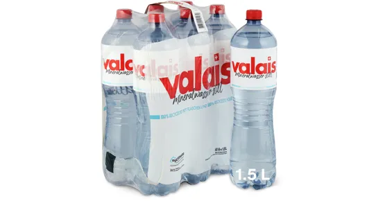Valais Mineralwasser, 6er-Pack