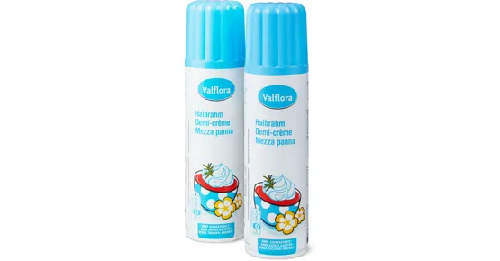 Valflora Halbrahm in Sprühdose, IP-SUISSE, Duo-Pack