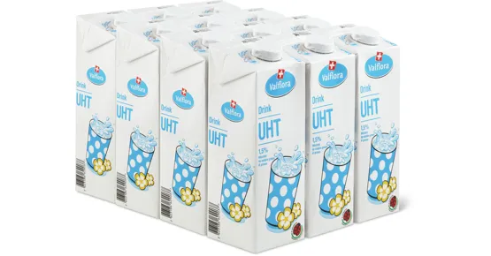 Valflora M-Drink UHT, IP-SUISSE, 12er-Pack