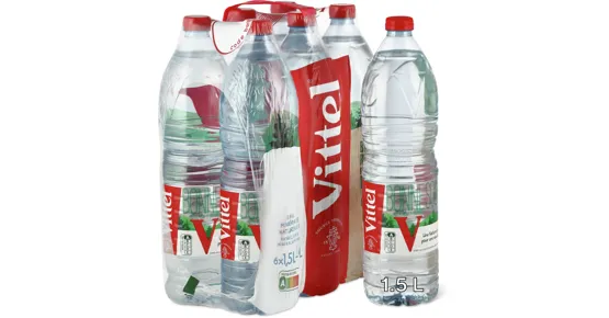 Vittel Mineralwasser, 6er-Pack