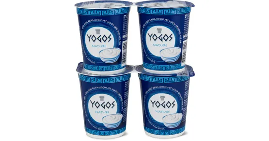 Yogos Joghurt Nature, 4er-Pack