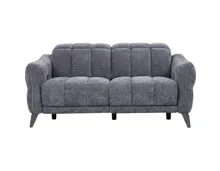 2er-Sofa Cosmo Stoff dunkelgrau, Relaxfunktion