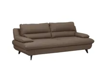 3er-Sofa Pike Leder cocao