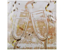 50 Servietten Sektgläser 33x33 cm