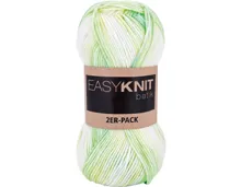 Acrylgarn Batik 2er-Set, 2 x 100 g / Knäuel grün