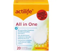 Actilife All in One Orangen-Aroma Brausetabletten