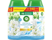 Air Wick Pure Automatisches Duftspray Freshmatic Max Nachfüller Cotton & Weisser Flieder 2 x 250 ml