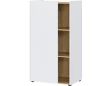 Aktenschrank Hasselt Dekor weiss/Eiche 62 x 115 x 42 cm
