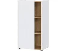 Aktenschrank Hasselt Dekor weiss/Eiche 62 x 115 x 42 cm