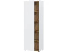 Aktenschrank Hasselt Dekor weiss/Eiche 62 x 188 x 42 cm