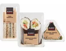 Alle Asia-Wraps, -Sandwiches und -Onigiri, gekühlt