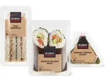 Alle Asia-Wraps, -Sandwiches und -Onigiri, gekühlt