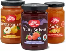 Alle Belle Journée-Fruits Suisses und -Satin Konfitüren