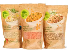 Alle Bio-Getreidekörner, -Hülsenfrüchte, -Quinoa und -Couscous