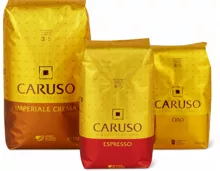 Alle Caruso Kaffees, in Bohnen und gemahlen
