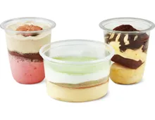 Alle Dessert-Becher gekühlt