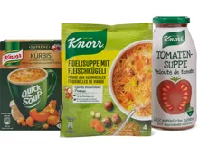 Alle Knorr Suppen